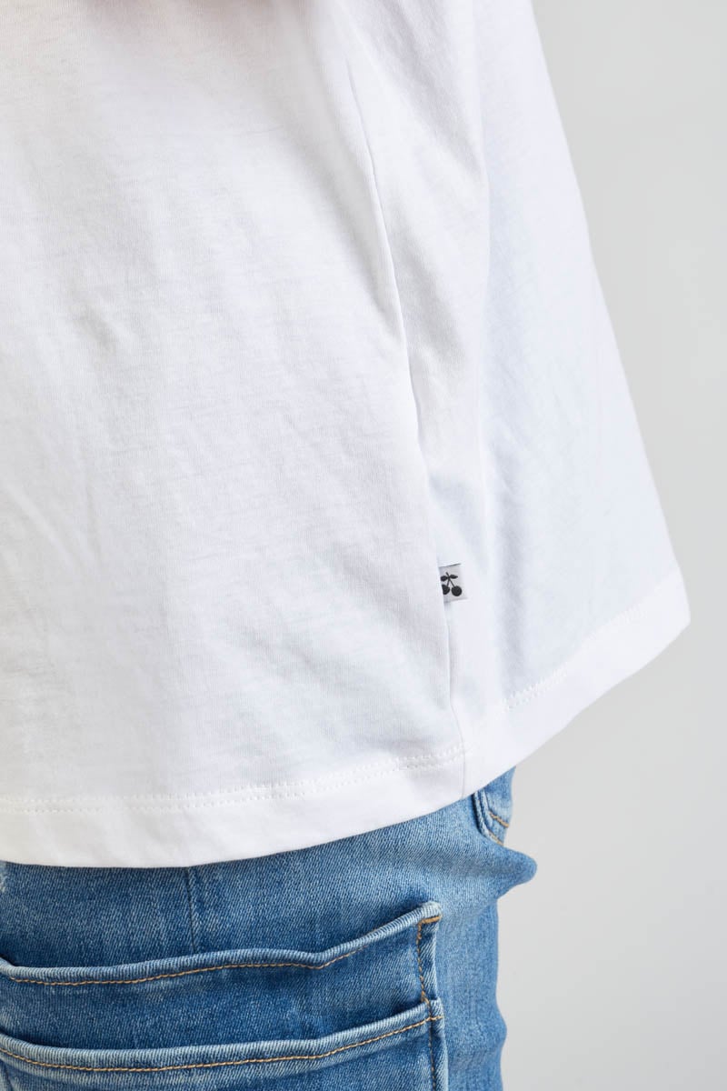 Printed white Moona t-shirt