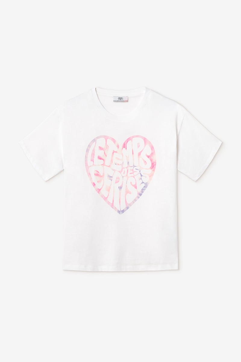 Printed white Moona t-shirt