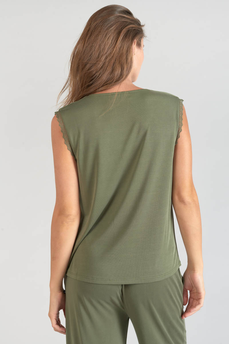 Khaki Nani top