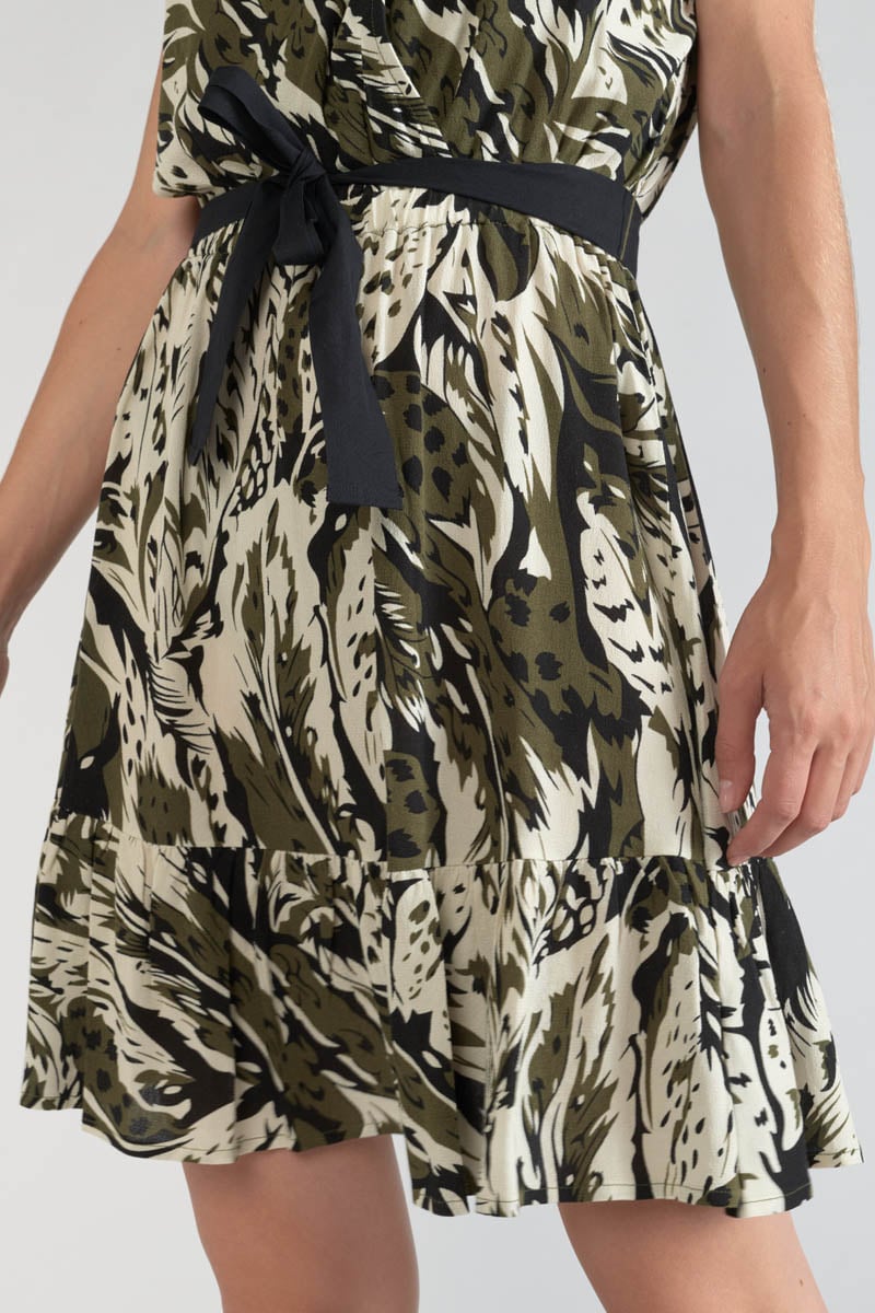 Jungle print Page dress