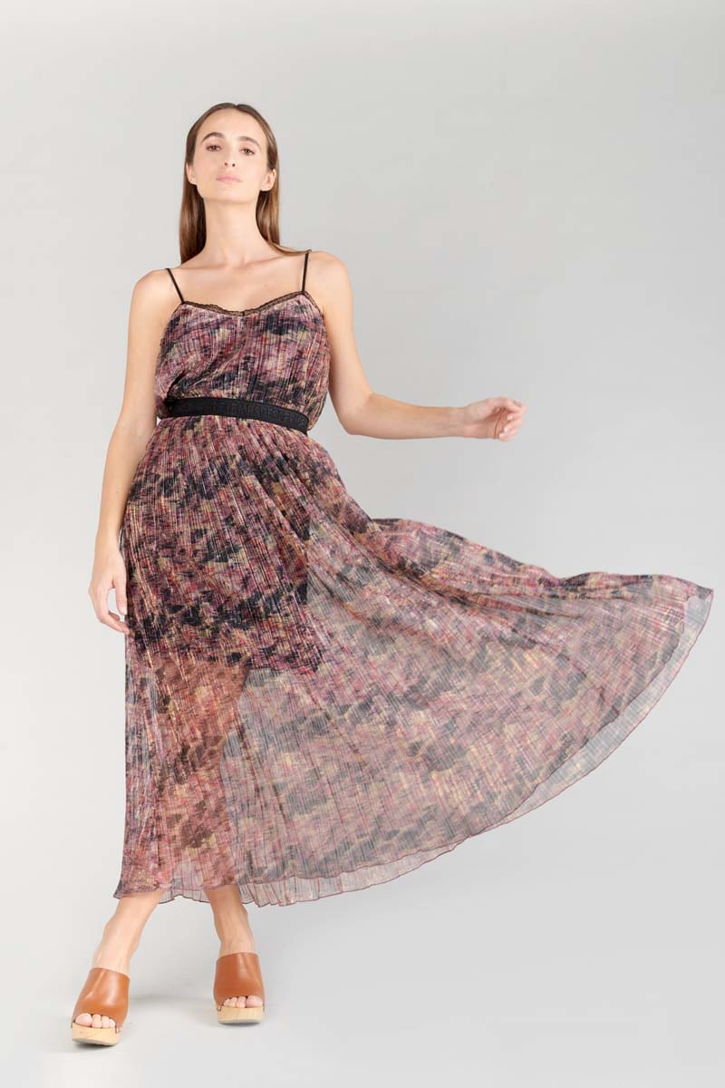 Long iridescent Ran skirt