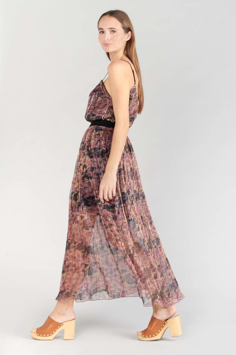 Long iridescent Ran skirt