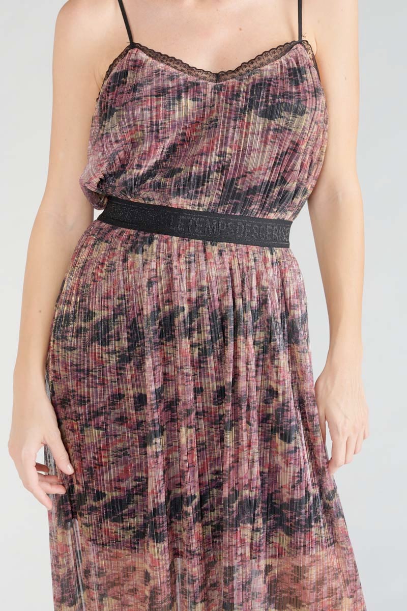 Long iridescent Ran skirt