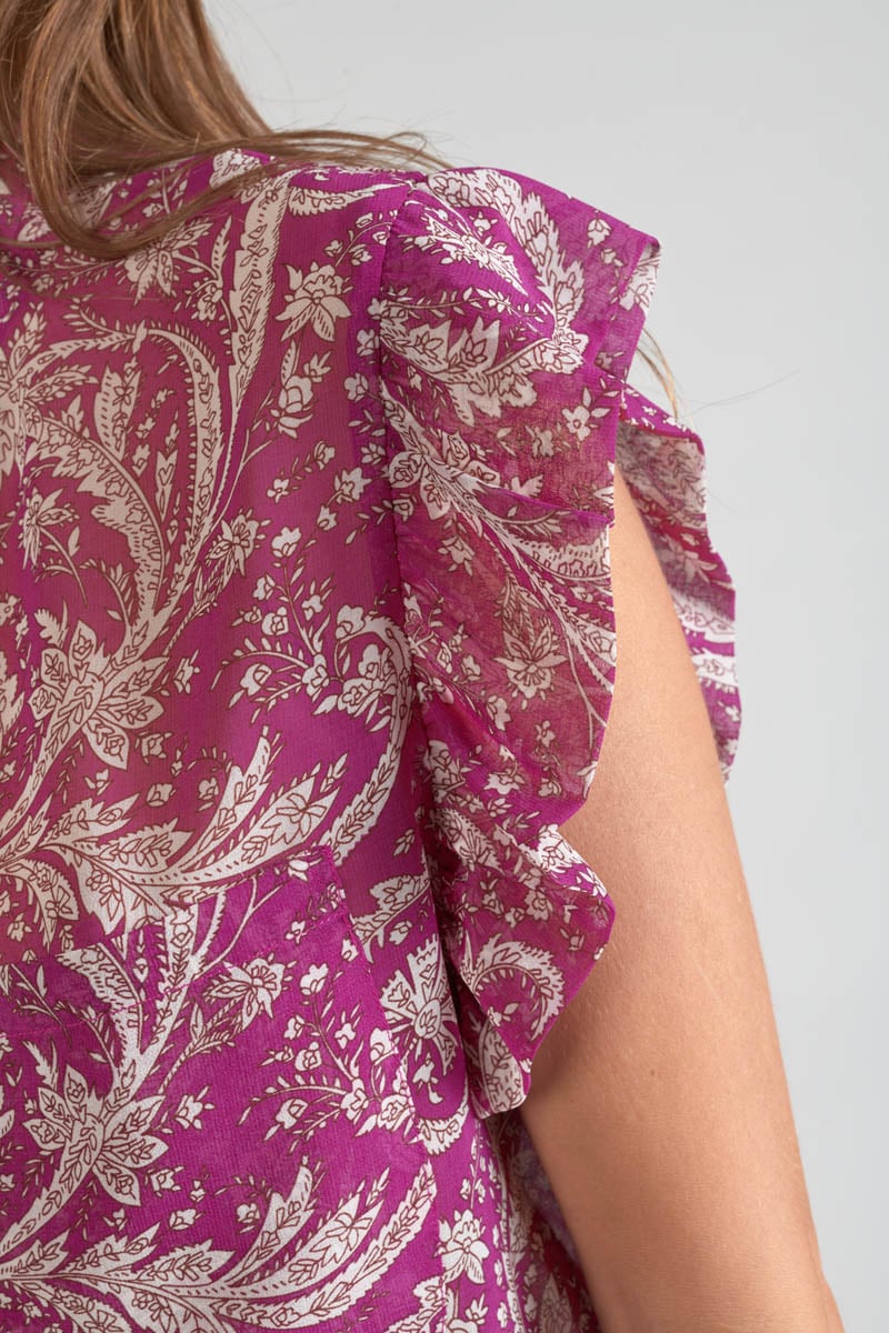 Clover paisley print Suri blouse