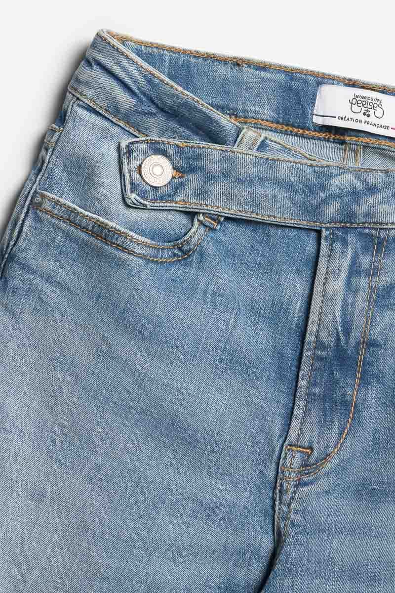 Jeans 400/14 mom Basic high waist 7/8th blue N°4