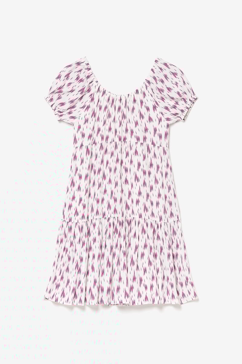 Purple print Kylagi dress