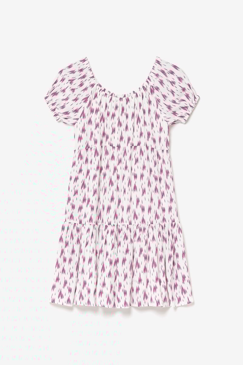 Purple print Kylagi dress