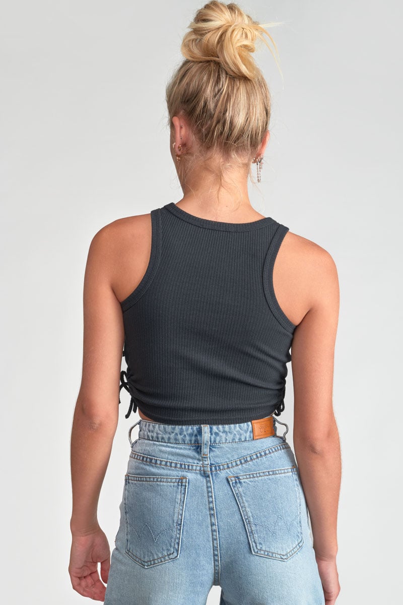 Black Maragi crop top