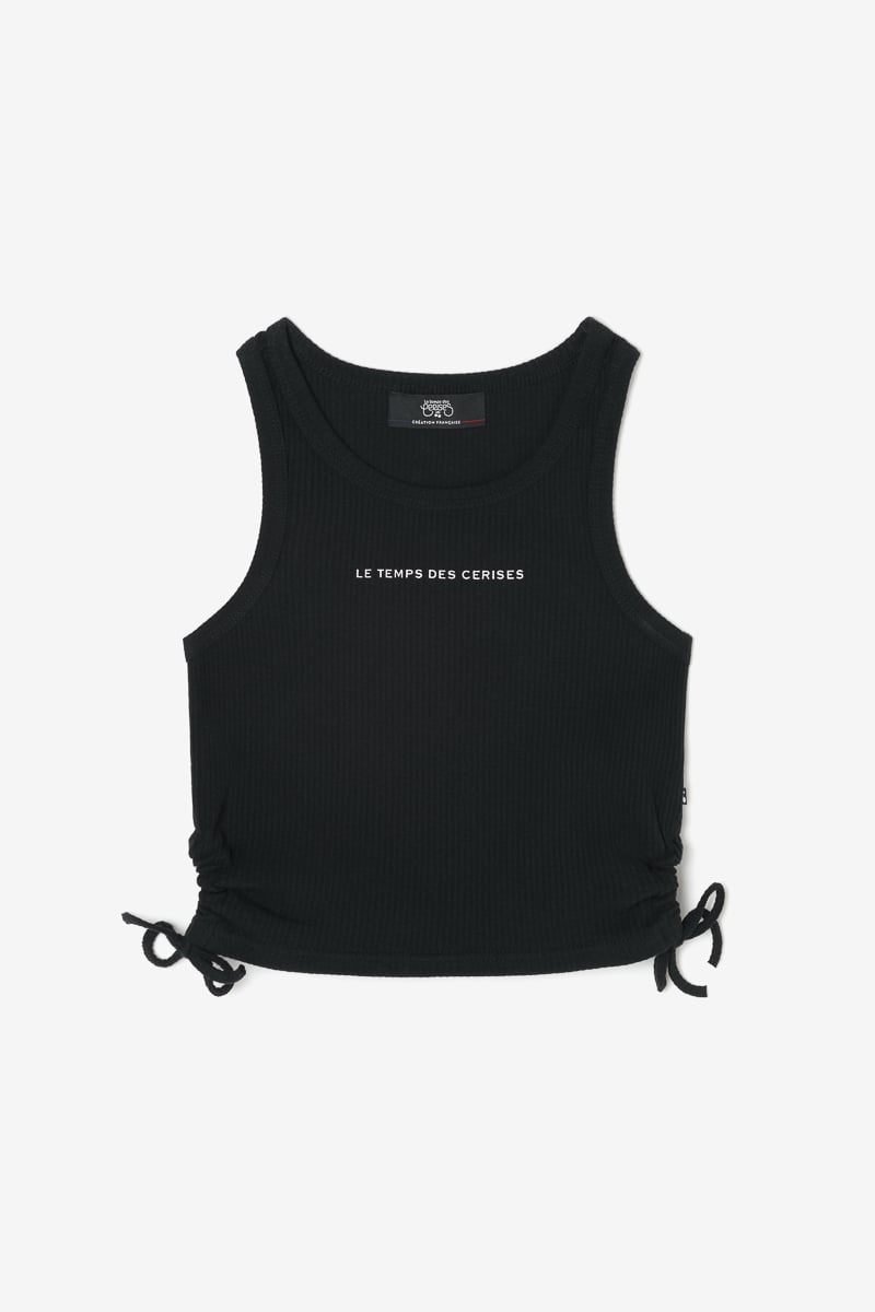 Black Maragi crop top