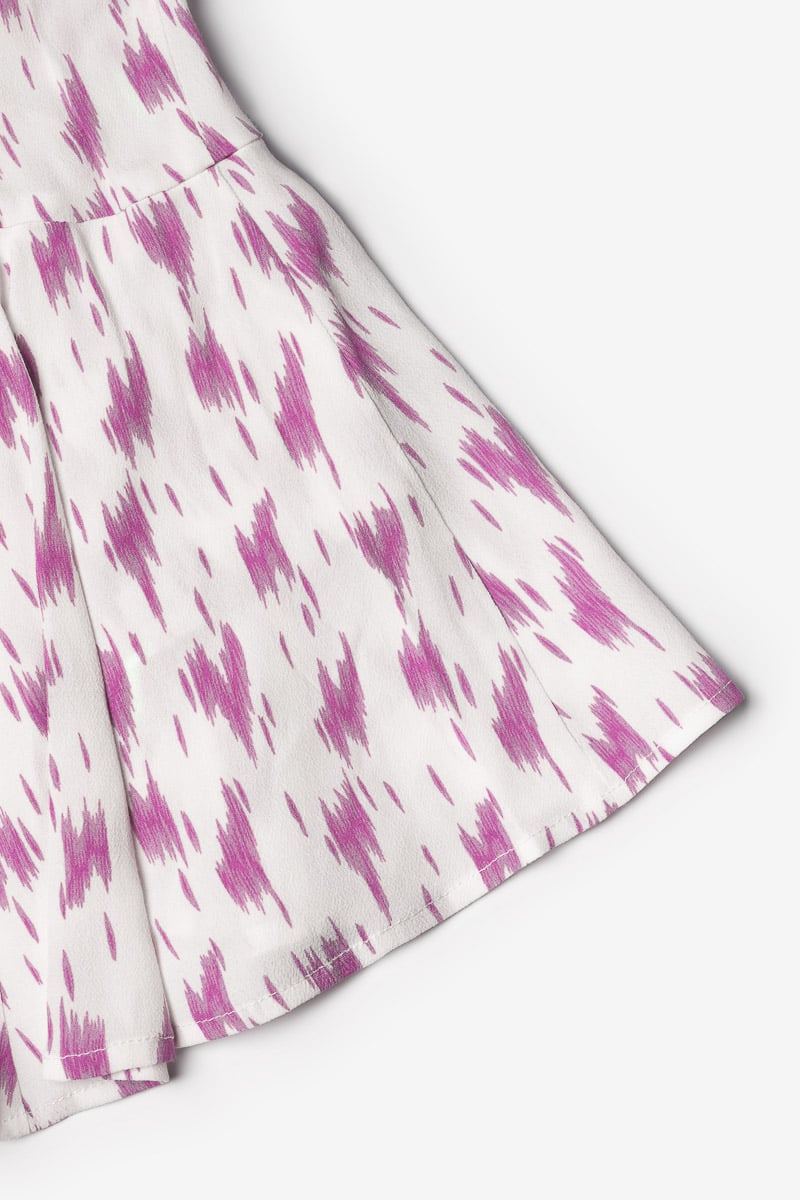 Purple floral Marligi skort