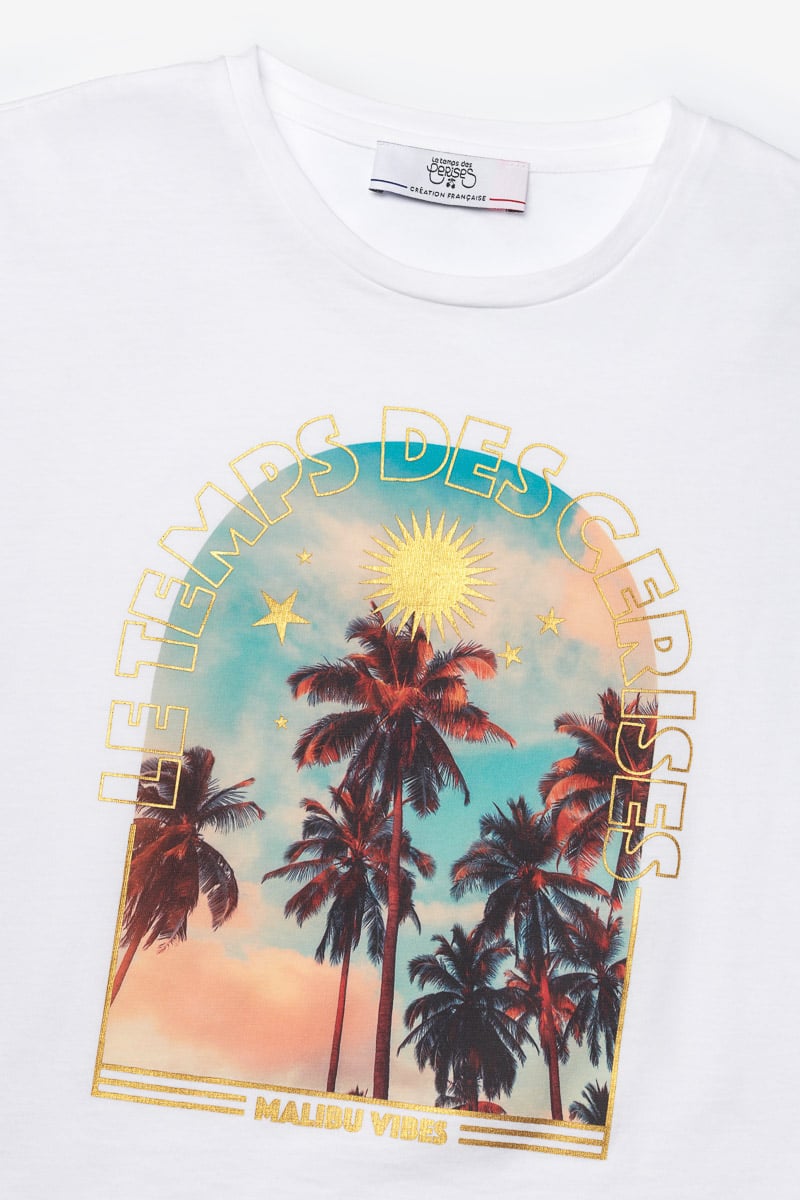 Printed white Misagi t-shirt