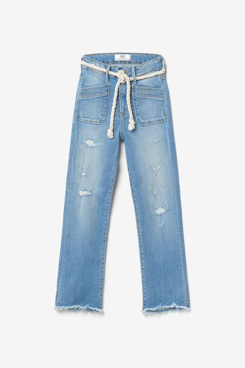 Jeans regular Precia 7/8th destroy blue N°4