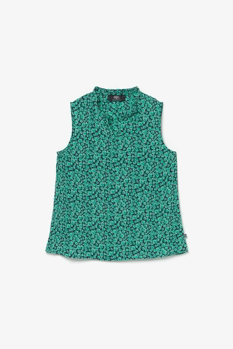 Green print Safiyagi top