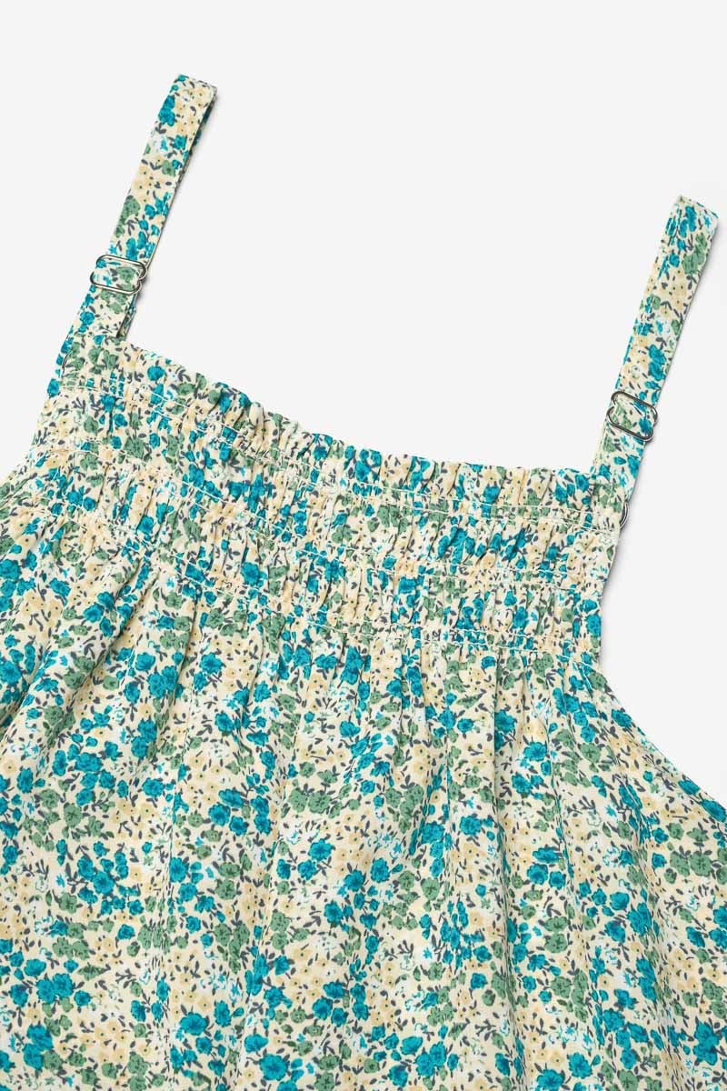 Green floral Tategi dress