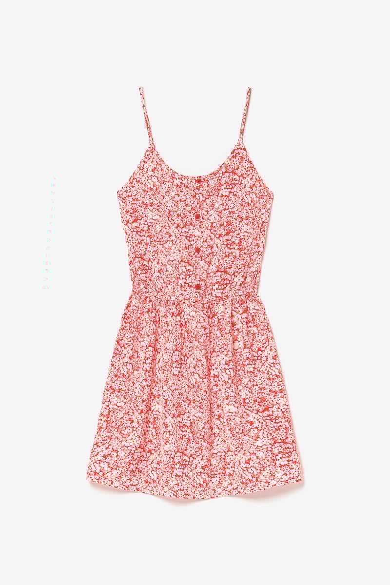 Red floral Yuligi dress