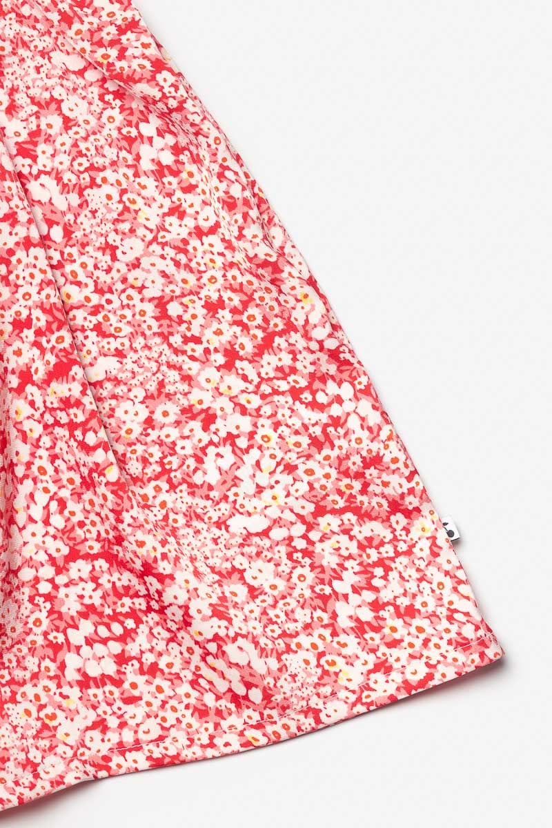 Red floral Yuligi dress