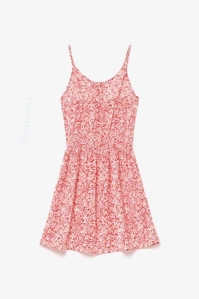 Red floral Yuligi dress