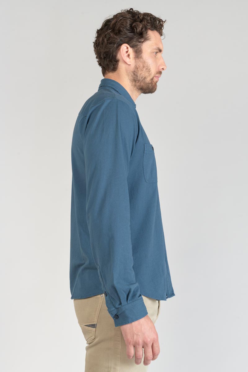 Chemise Adol bleu pétrole