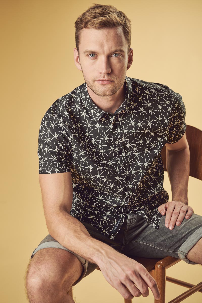 Chemise Belis noire et blanche