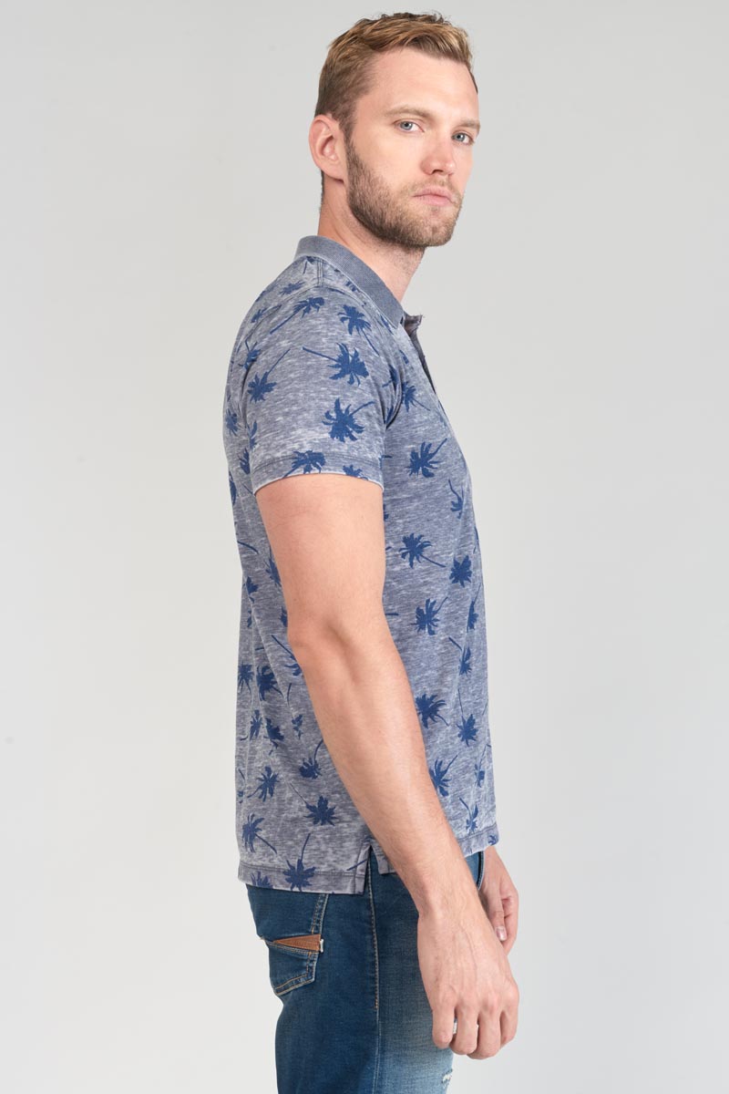 Palm tree print Chevy polo shirt
