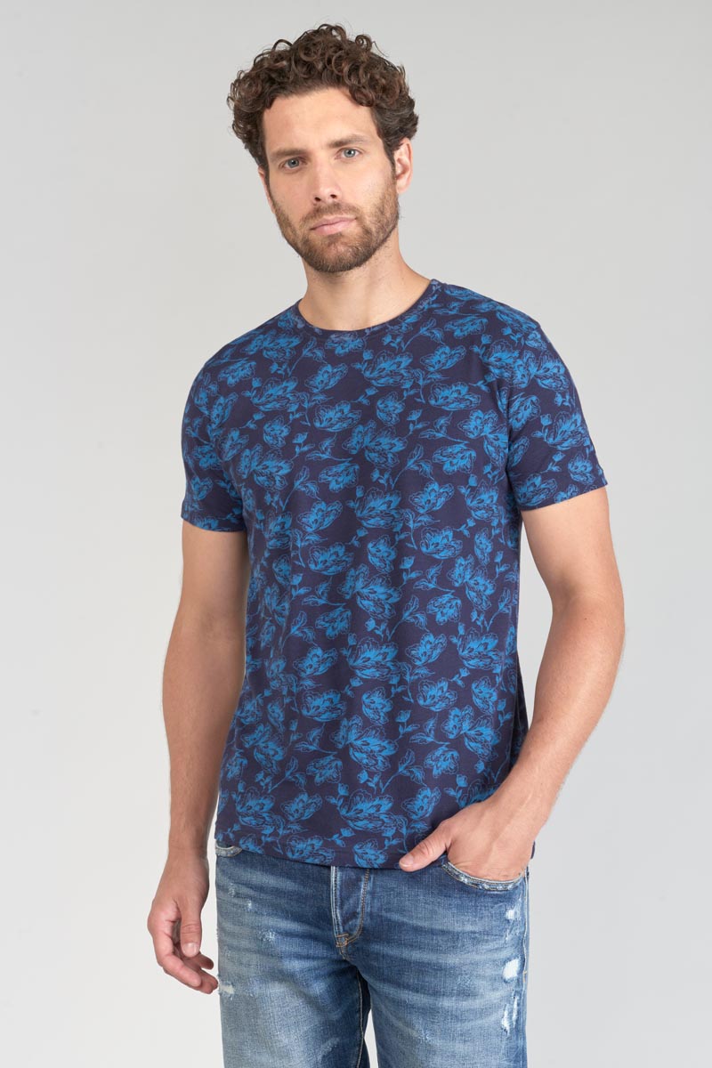 Leaf print Conit t-shirt