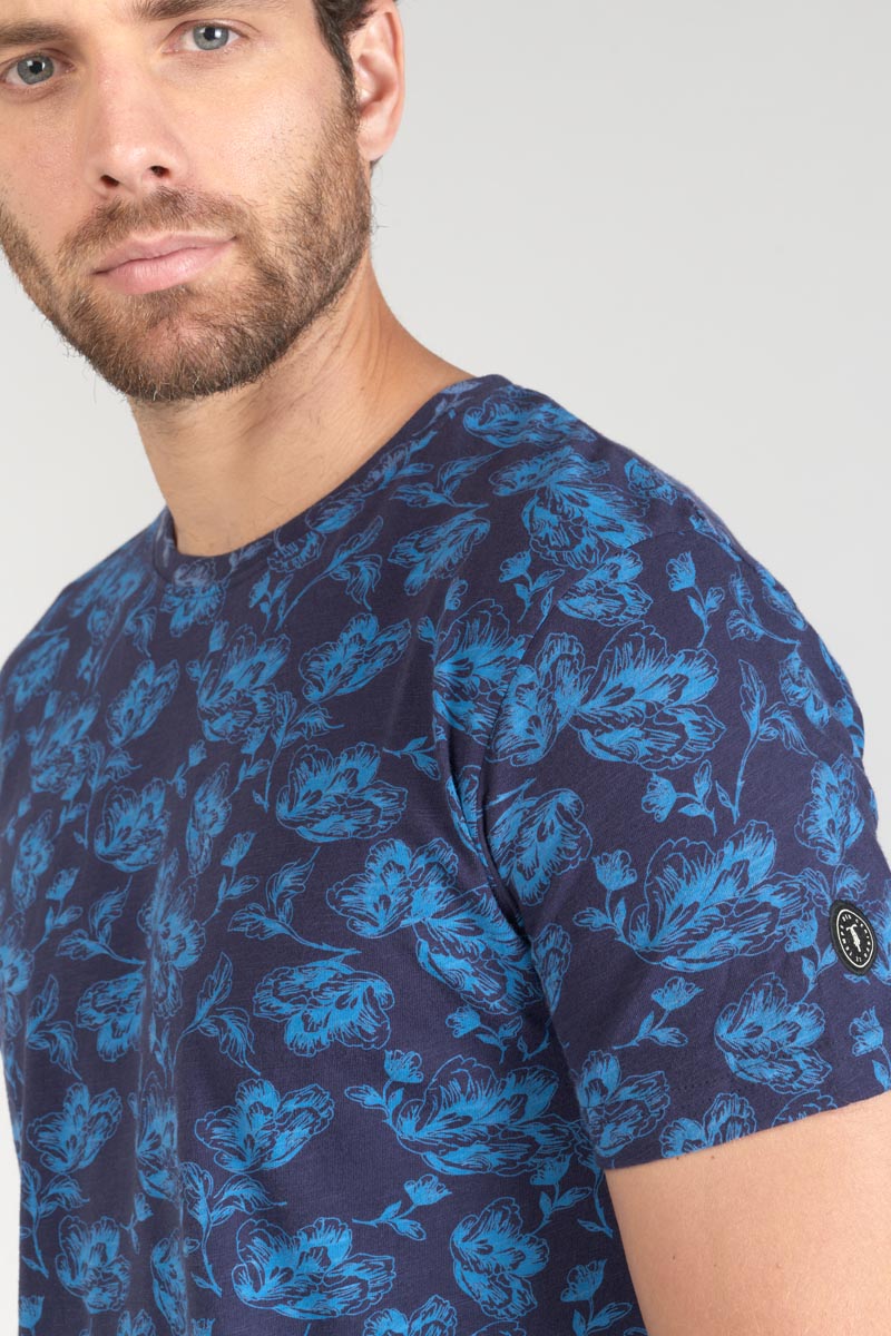 Leaf print Conit t-shirt