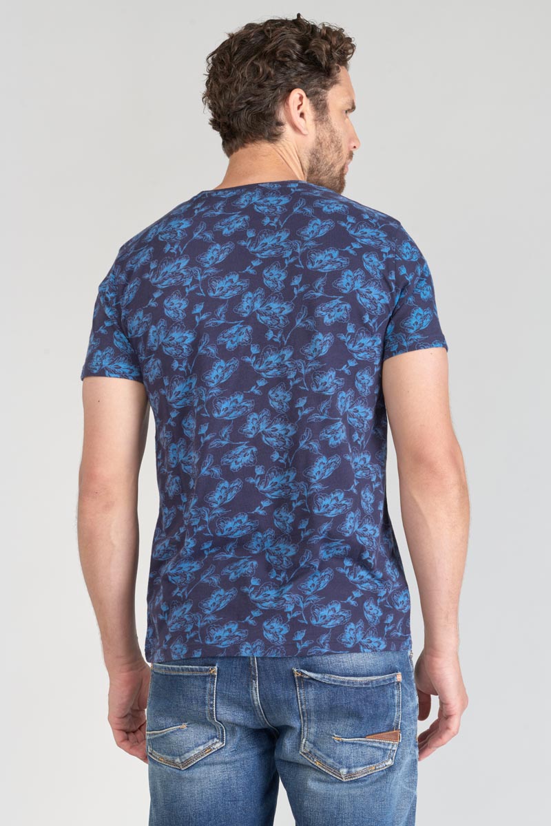 Leaf print Conit t-shirt