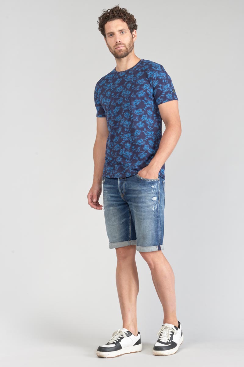 Leaf print Conit t-shirt