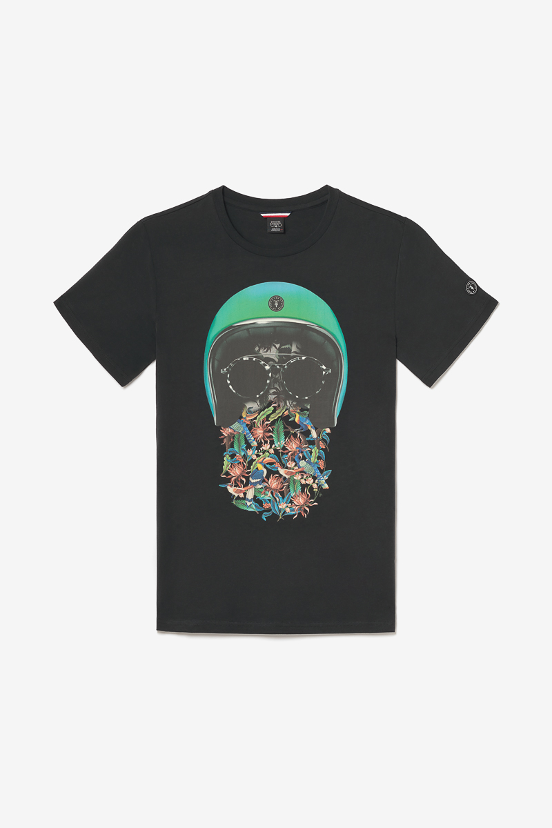 Printed black Gregor t-shirt