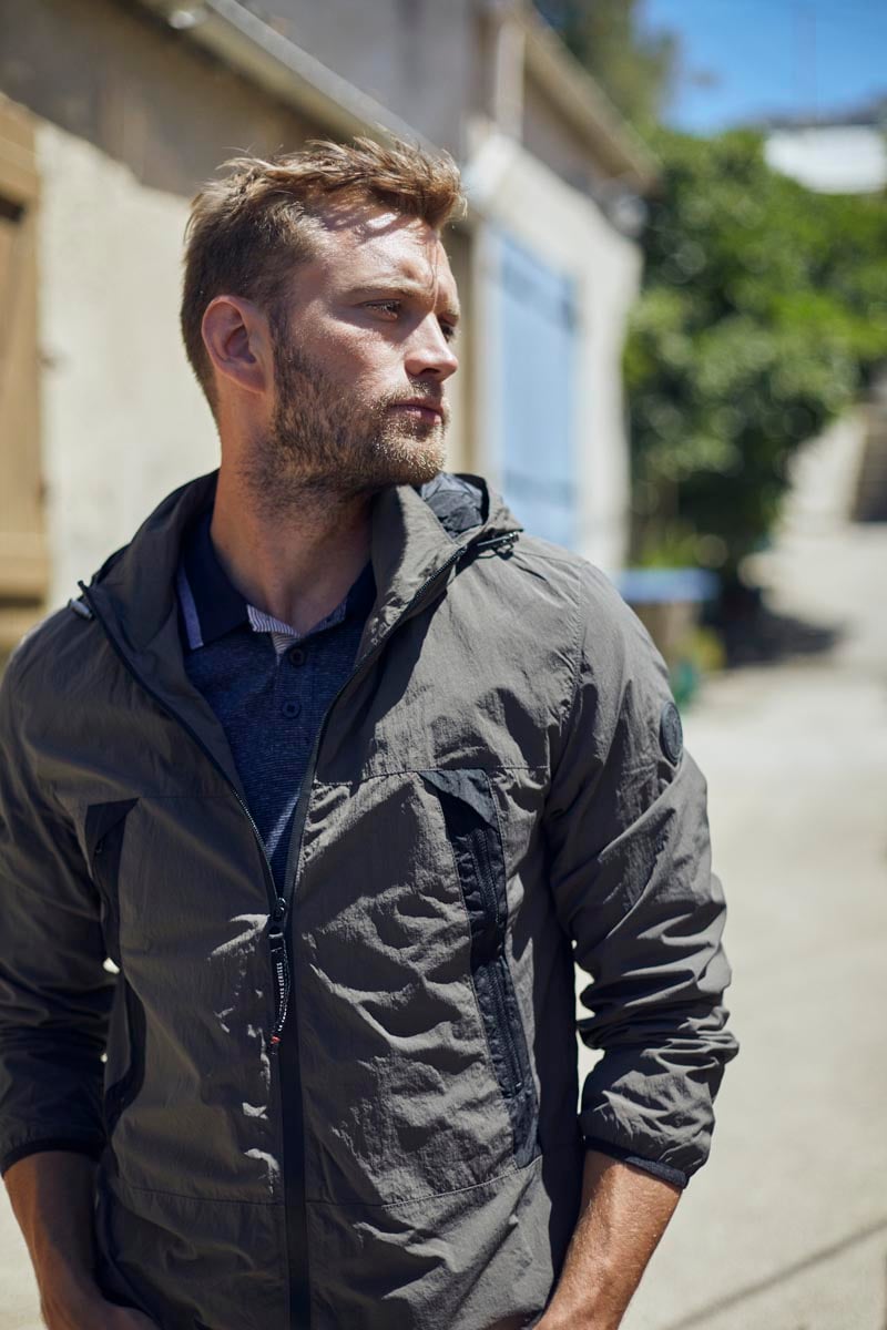 Khaki brown Kovar windcheater