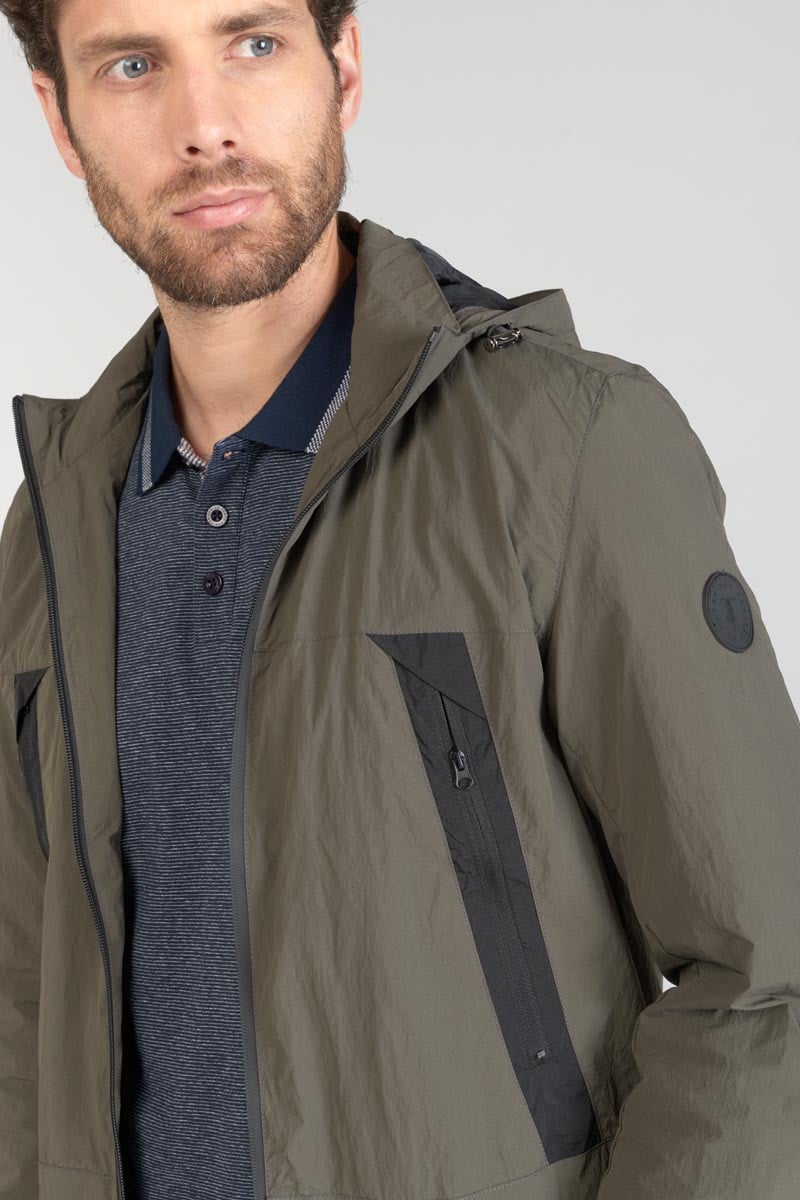 Khaki brown Kovar windcheater