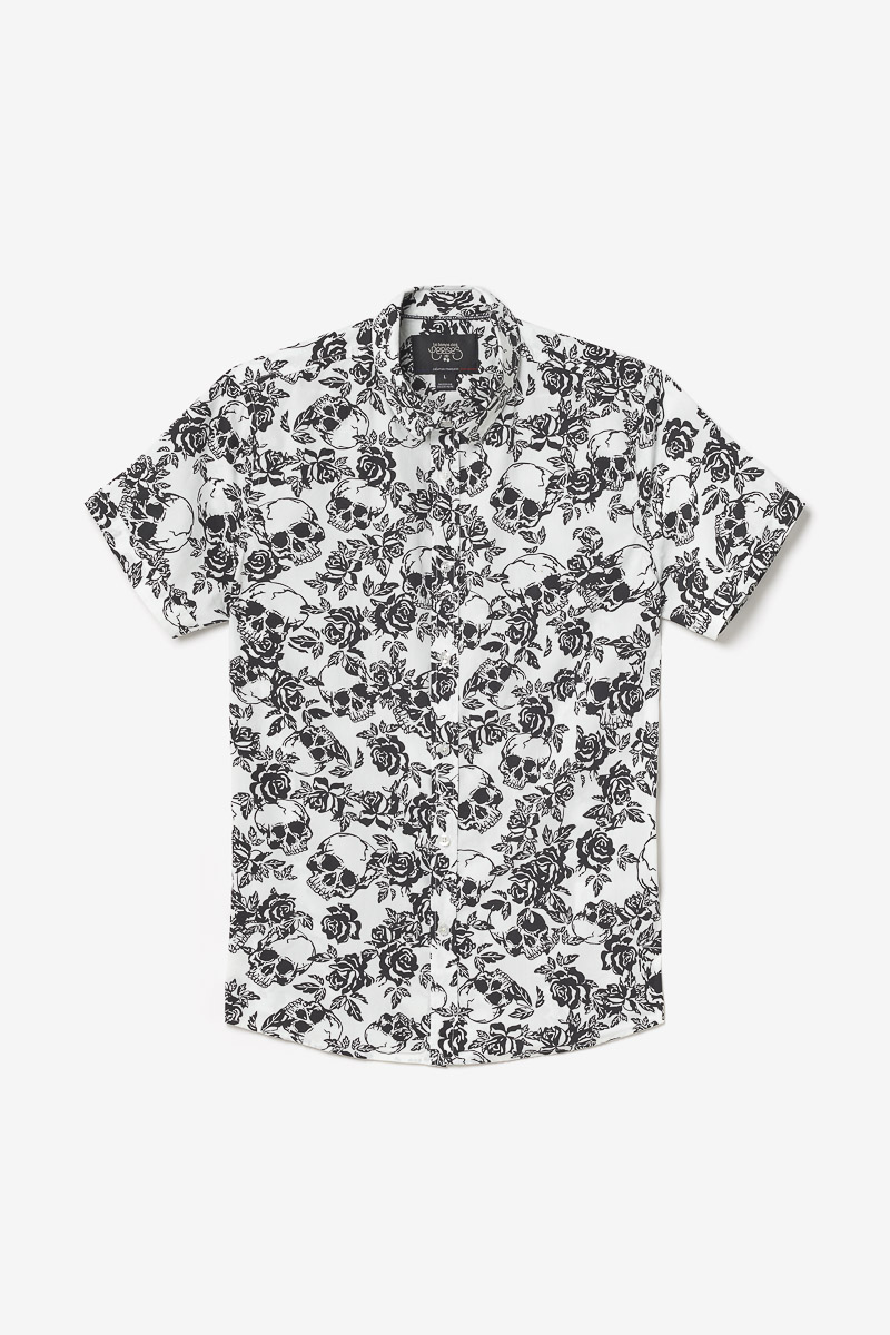 Chemise Krift à motif crâne