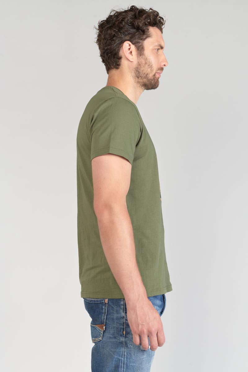Printed khaki Machida t-shirt