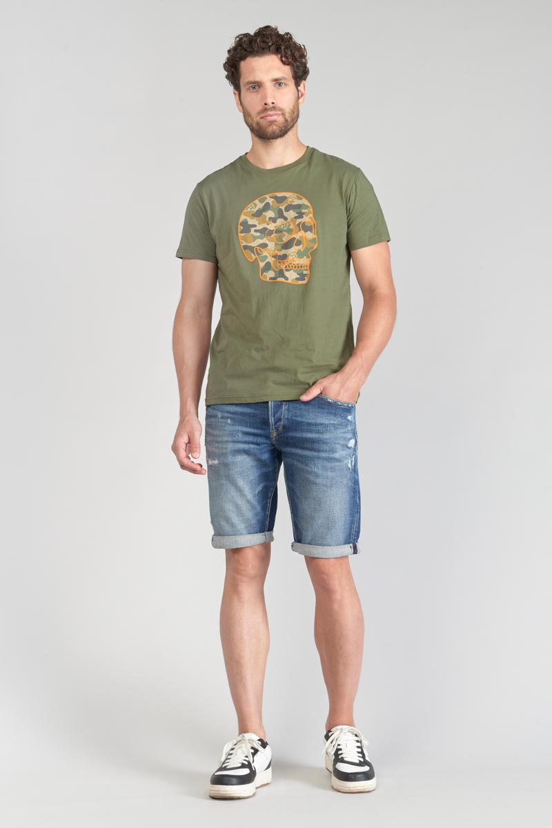 Printed khaki Machida t-shirt
