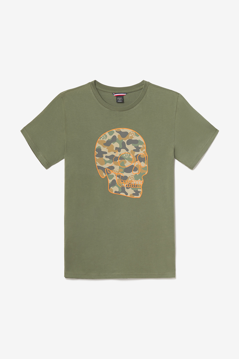 Printed khaki Machida t-shirt