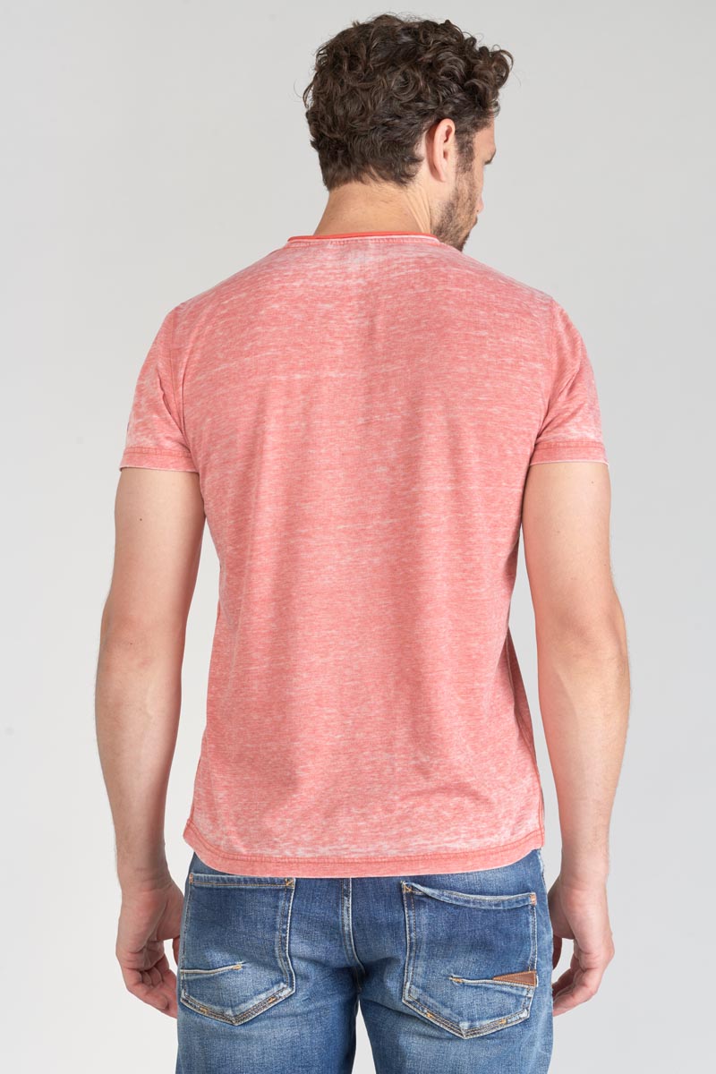 Faded red marl Mavoc t-shirt