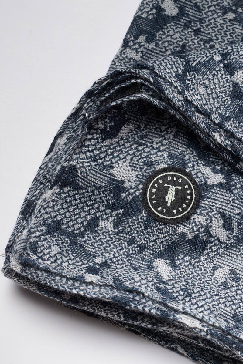 Foulard Rimor bleu nuit