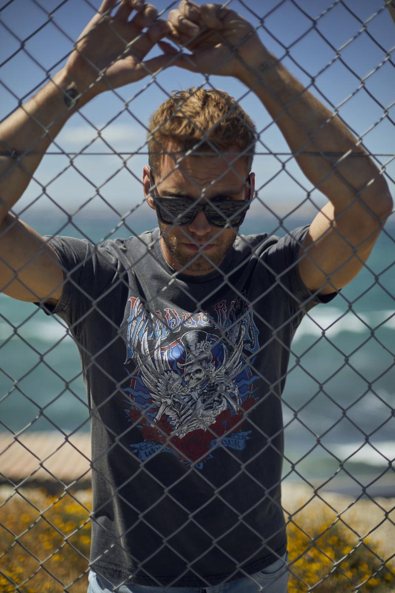 Faded printed grey Tije t-shirt