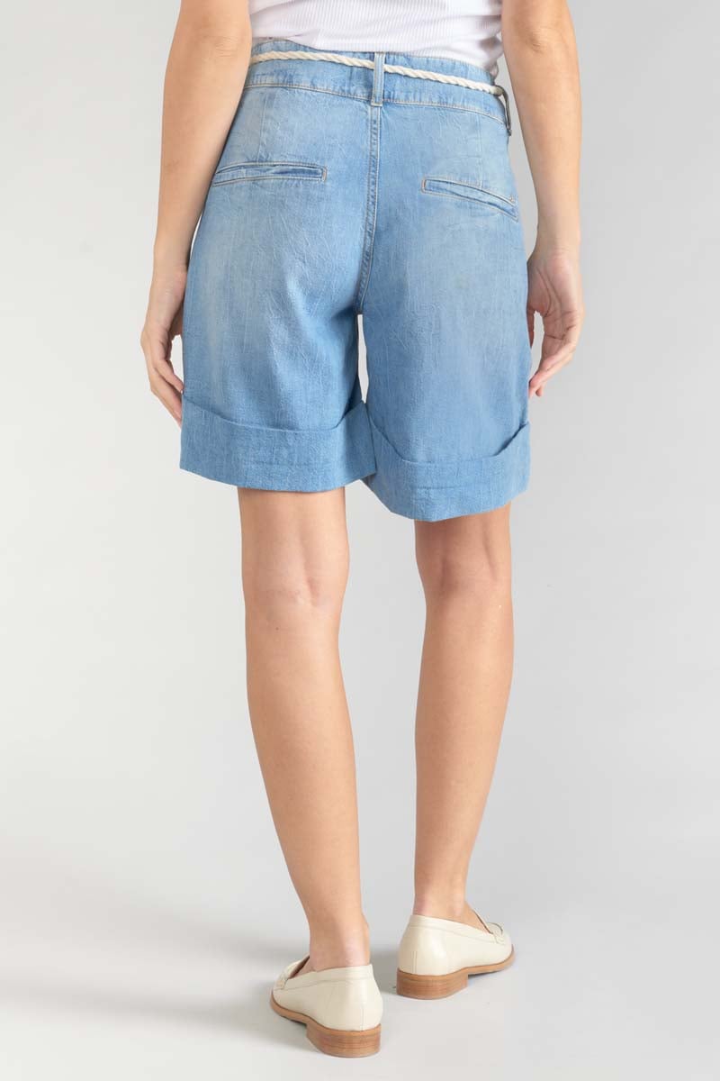 Bermuda Hellia en jeans bleu clair