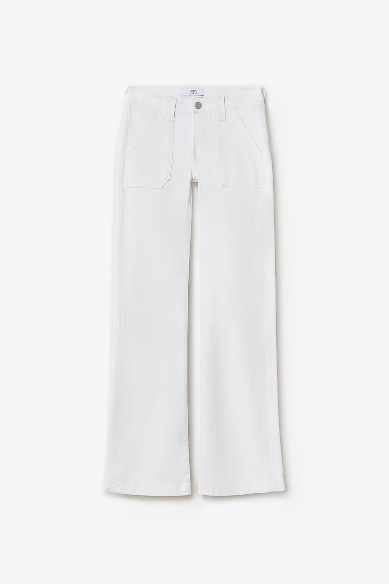 Jeans flare Sormiou blanc 