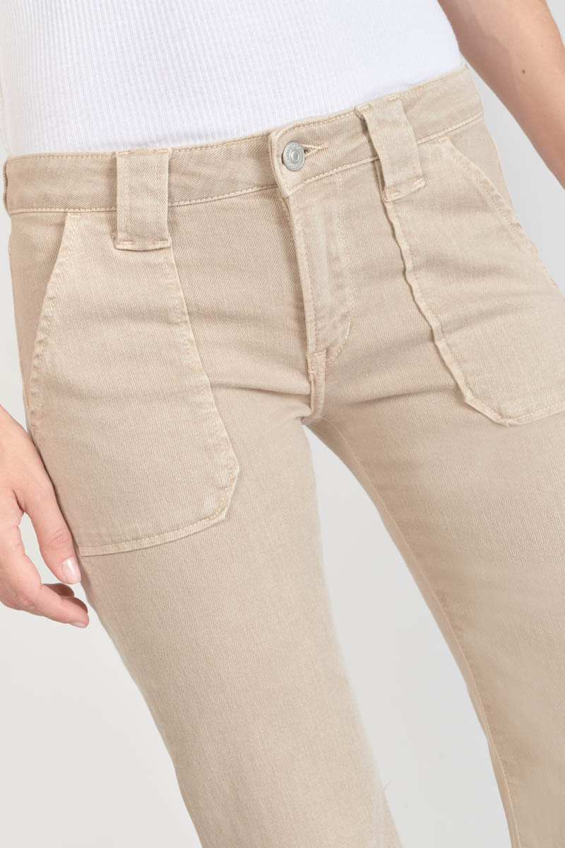 Sormiou flare jeans beige sable