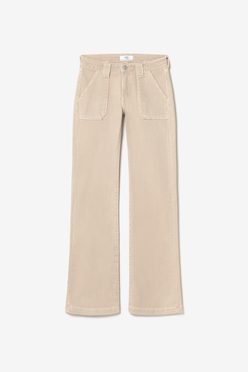 Sormiou flare jeans beige sable