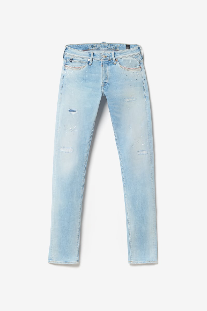 Jeans 700/11 adjusted Delphes destroy bleu N°5