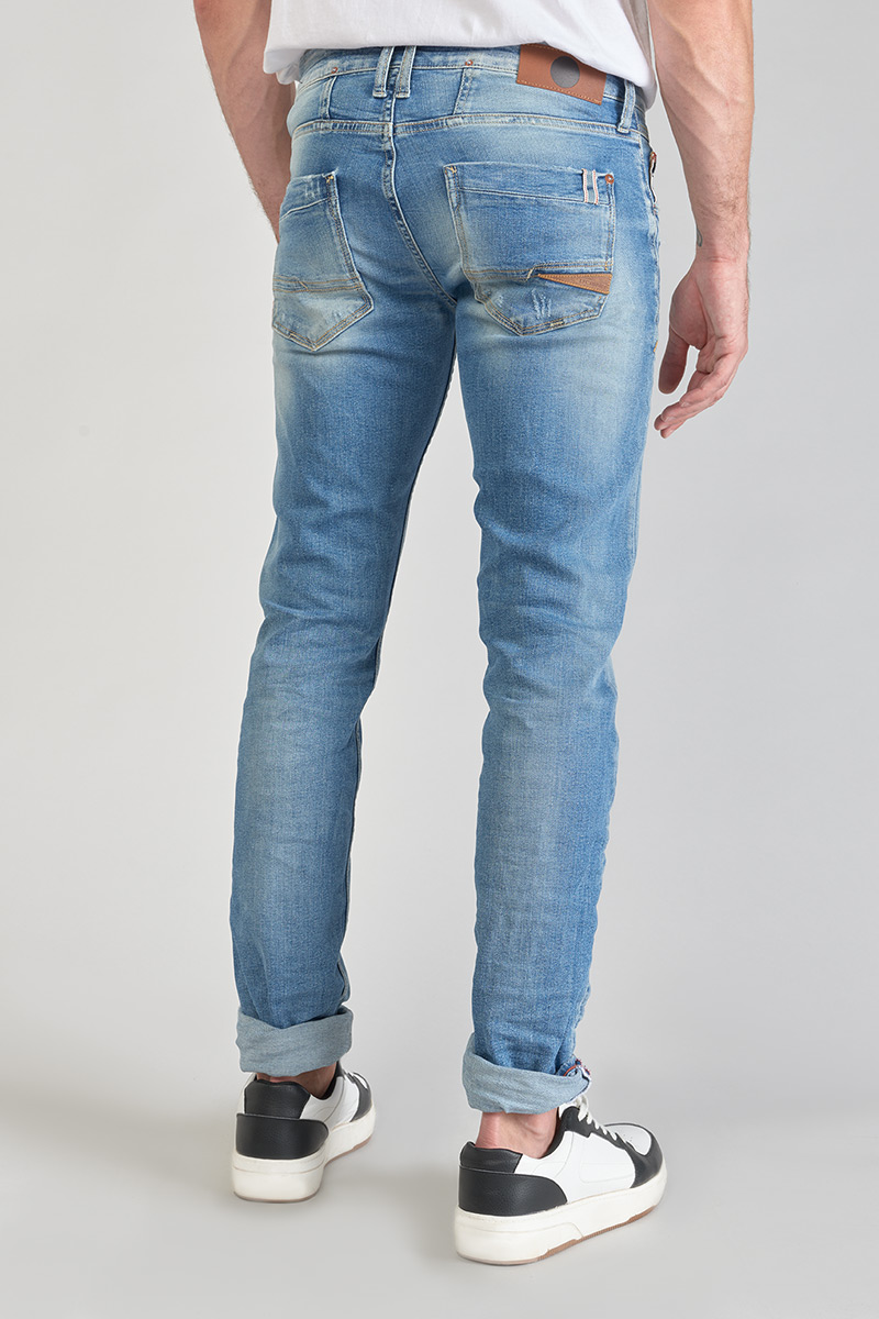 Jeans 700/11 adjusted Ginier destroy bleu N°4