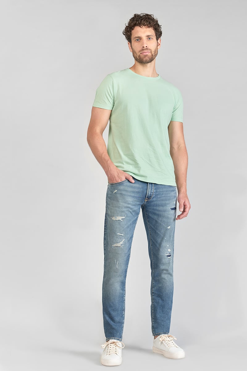 Jeans jogg 700/11 adjusted destroy bleu N°4