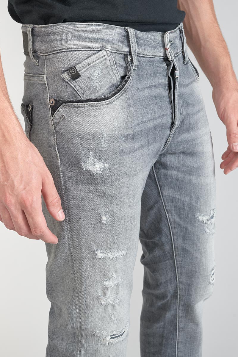 Jeans 700/11 adjusted Triolet destroy gris N°2