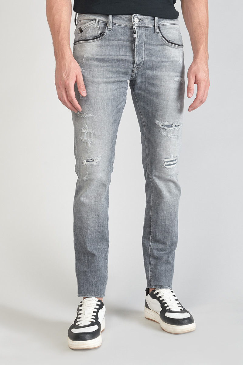 Jeans 700/11 adjusted Triolet destroy gris N°2