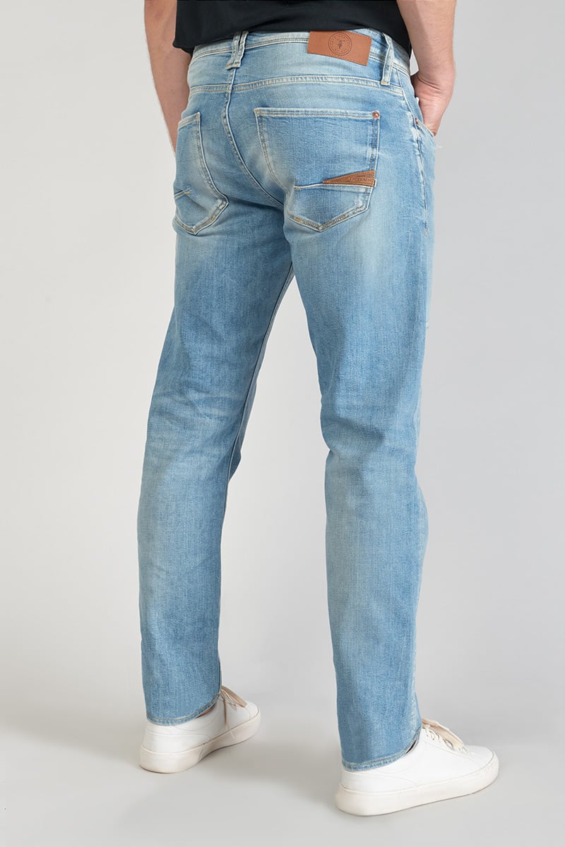 Jeans 700/17 relax Basic destroy bleu N°5