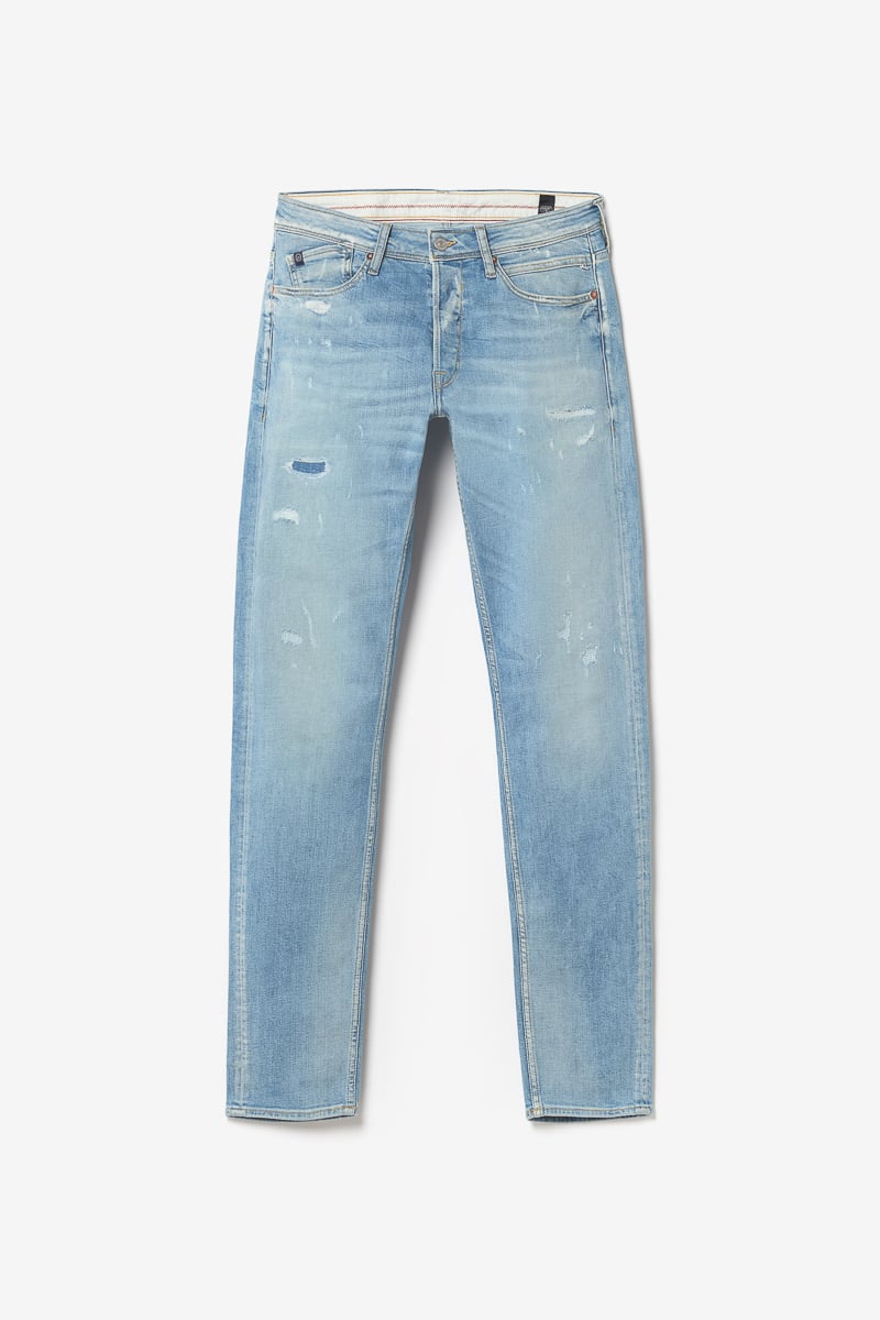 Jeans 700/17 relax Basic destroy bleu N°5