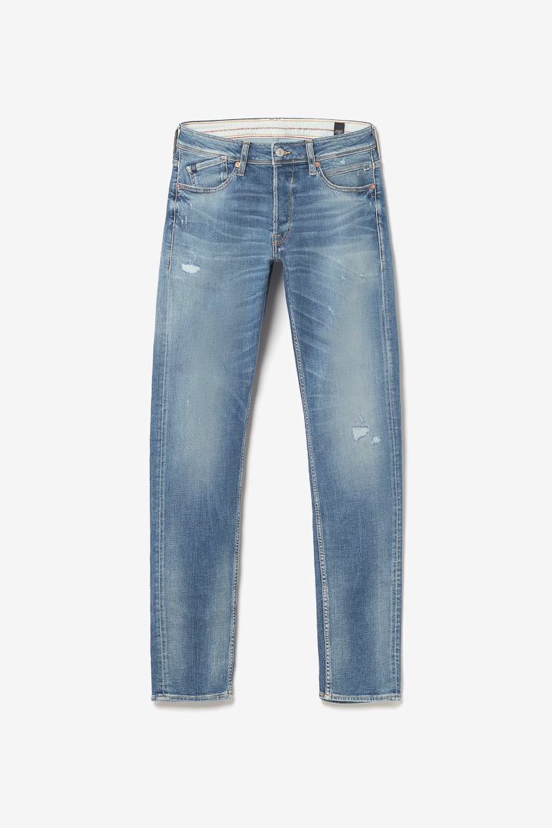 Jeans 700/17 relax Basic destroy bleu N°3